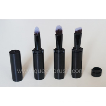 3PCS Silicone Makeup Brushes Black Eyeshadow Brush Set